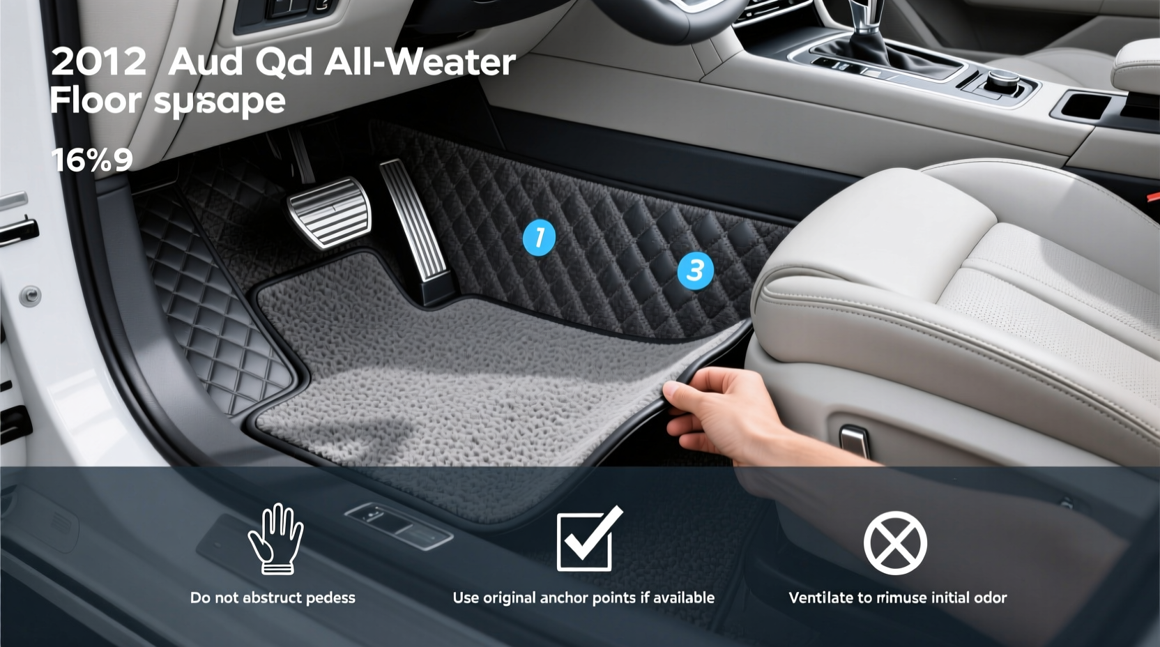 2012 audi q5 all weather floor mats