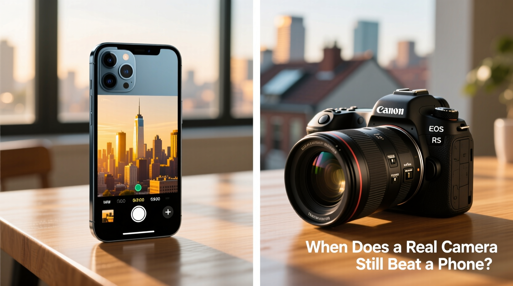 iphone 12 vs canon camera when does a real camera still beat a phone