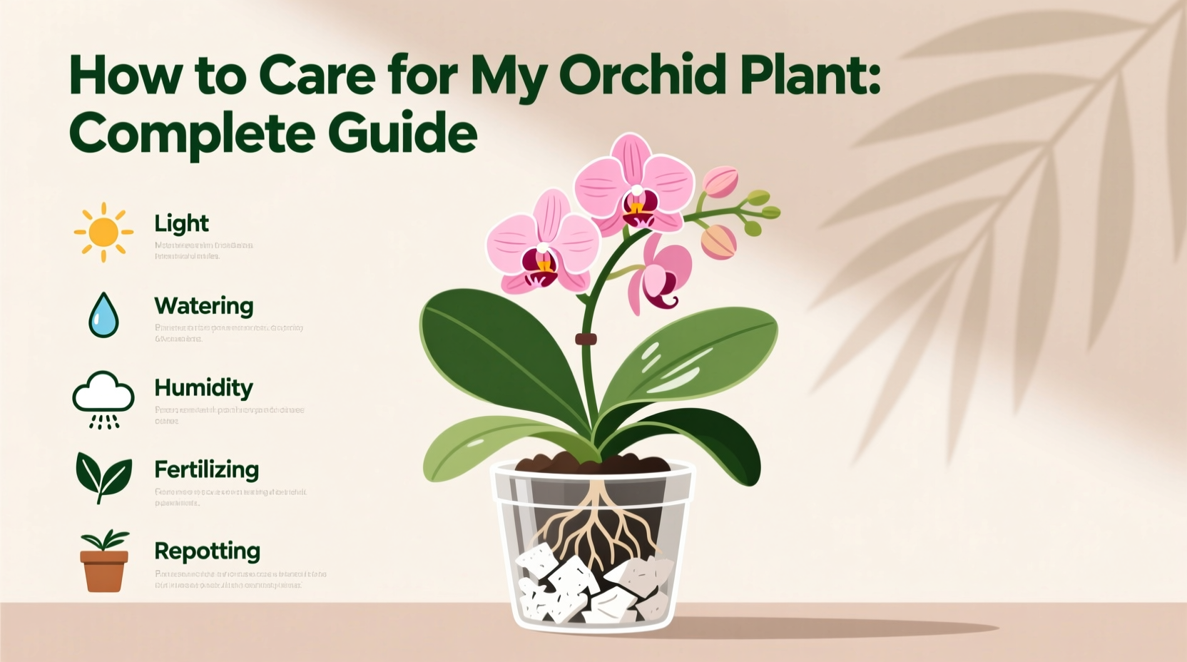 how to care for my orchid plant