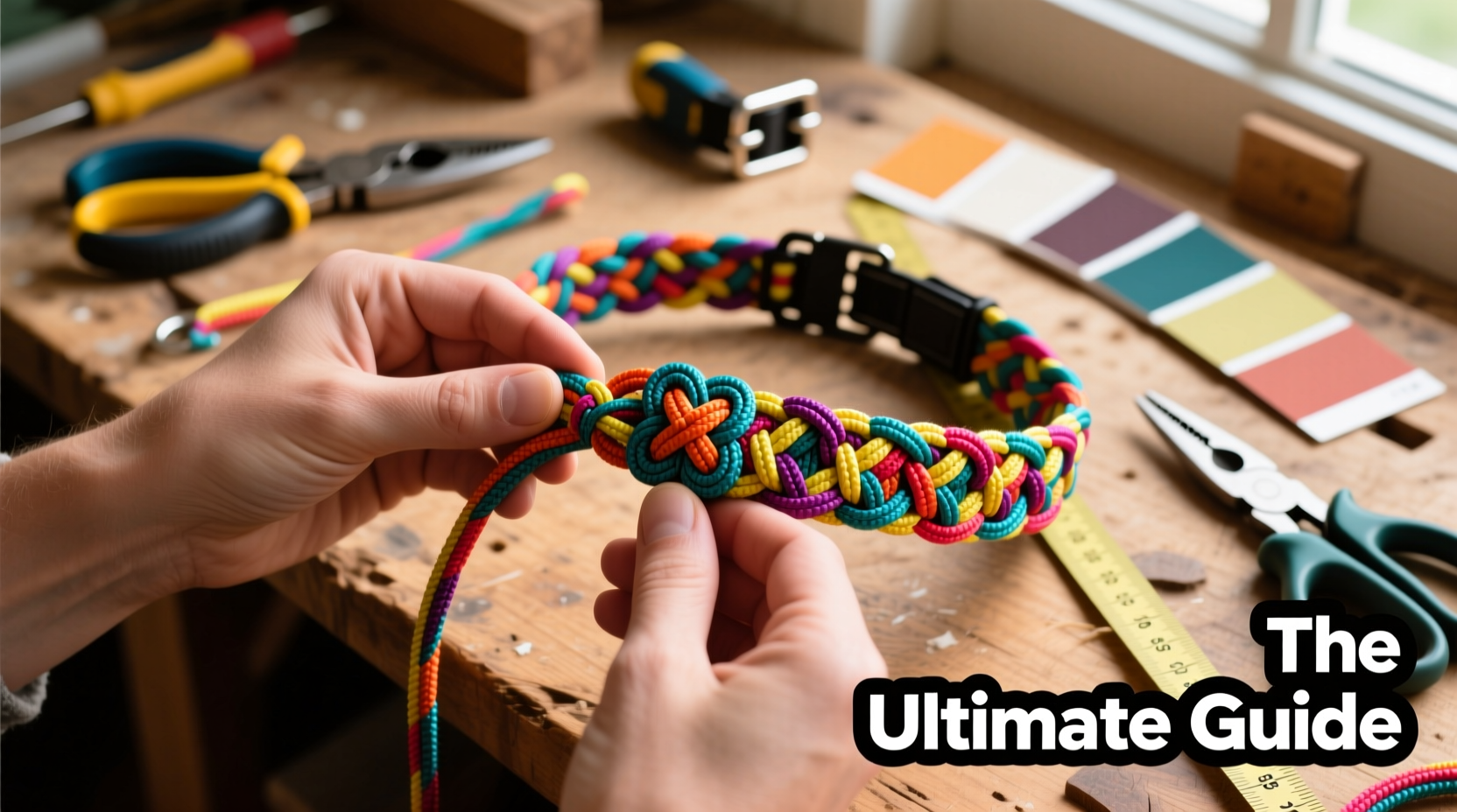 the ultimate guide to crafting durable and stylish paracord dog collars at home