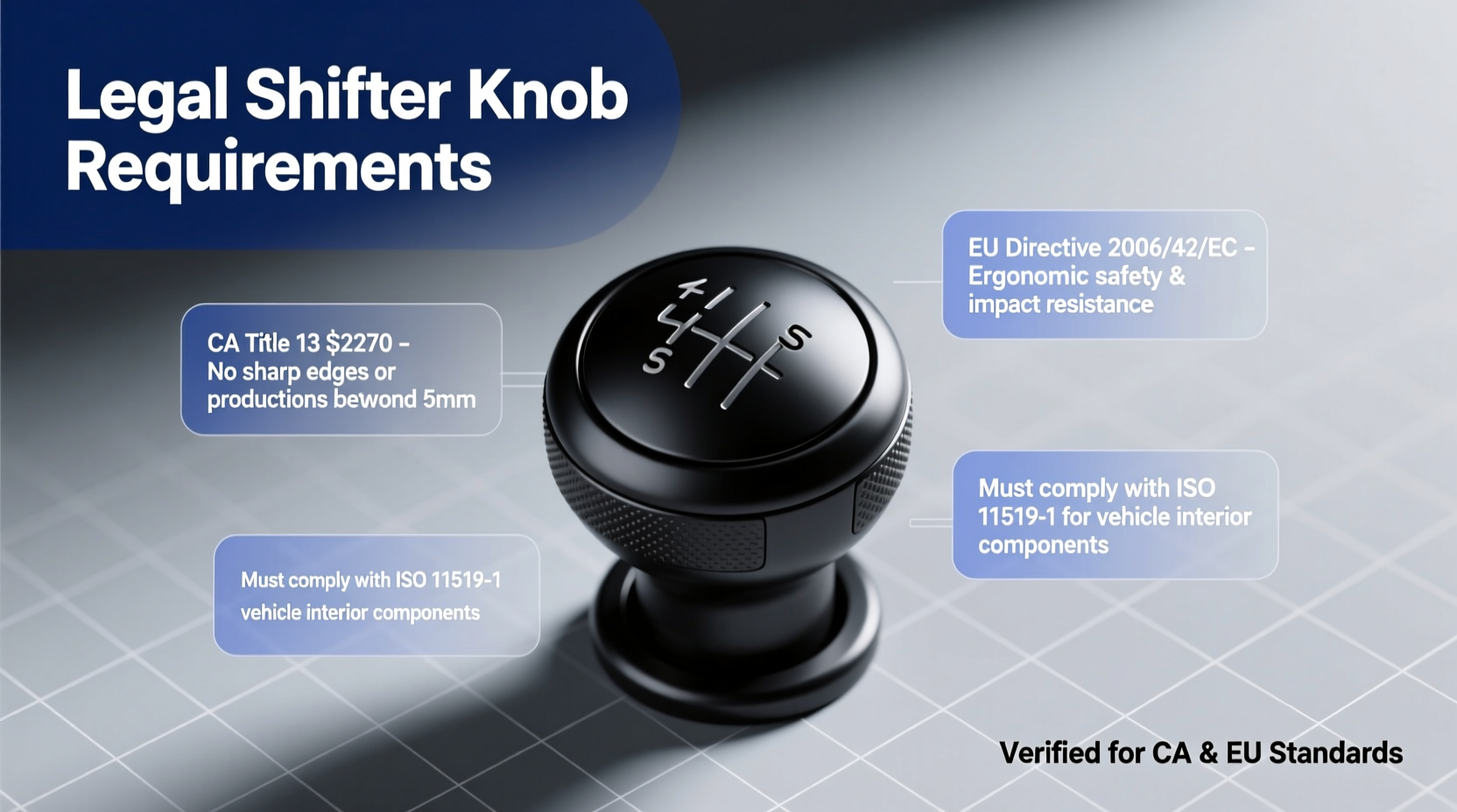 legal shifter knob ca eu