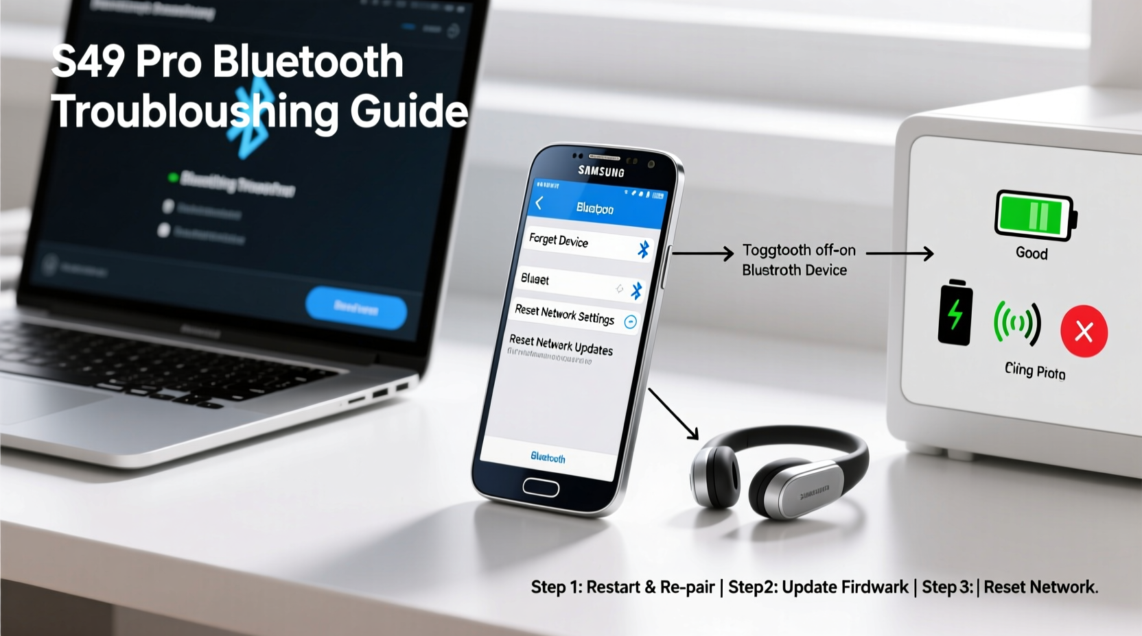 effective strategies to troubleshoot and resolve s49pro bluetooth connection issues