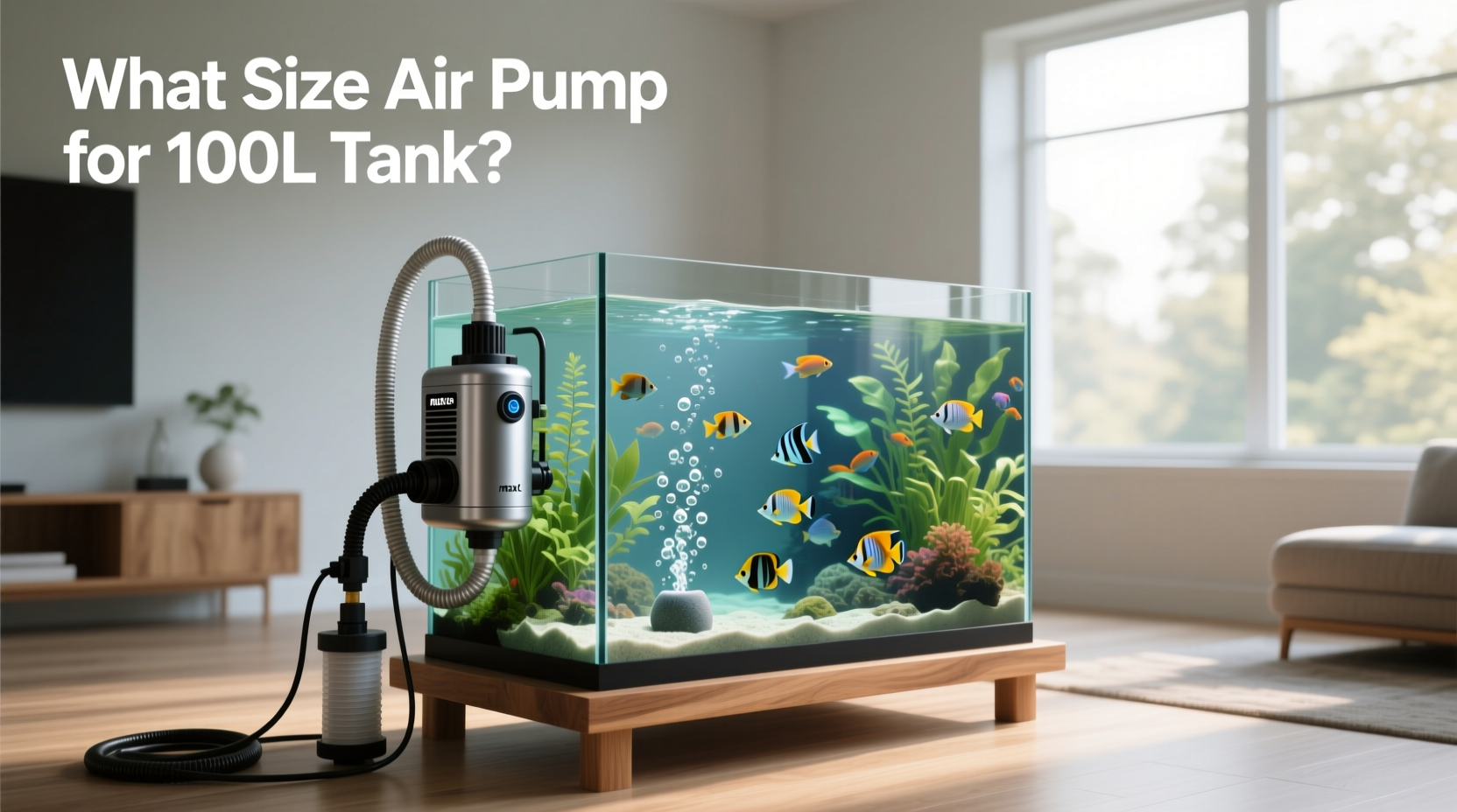 How to Choose Max Air Pump, What Size for 100L Tank? Buying Guide