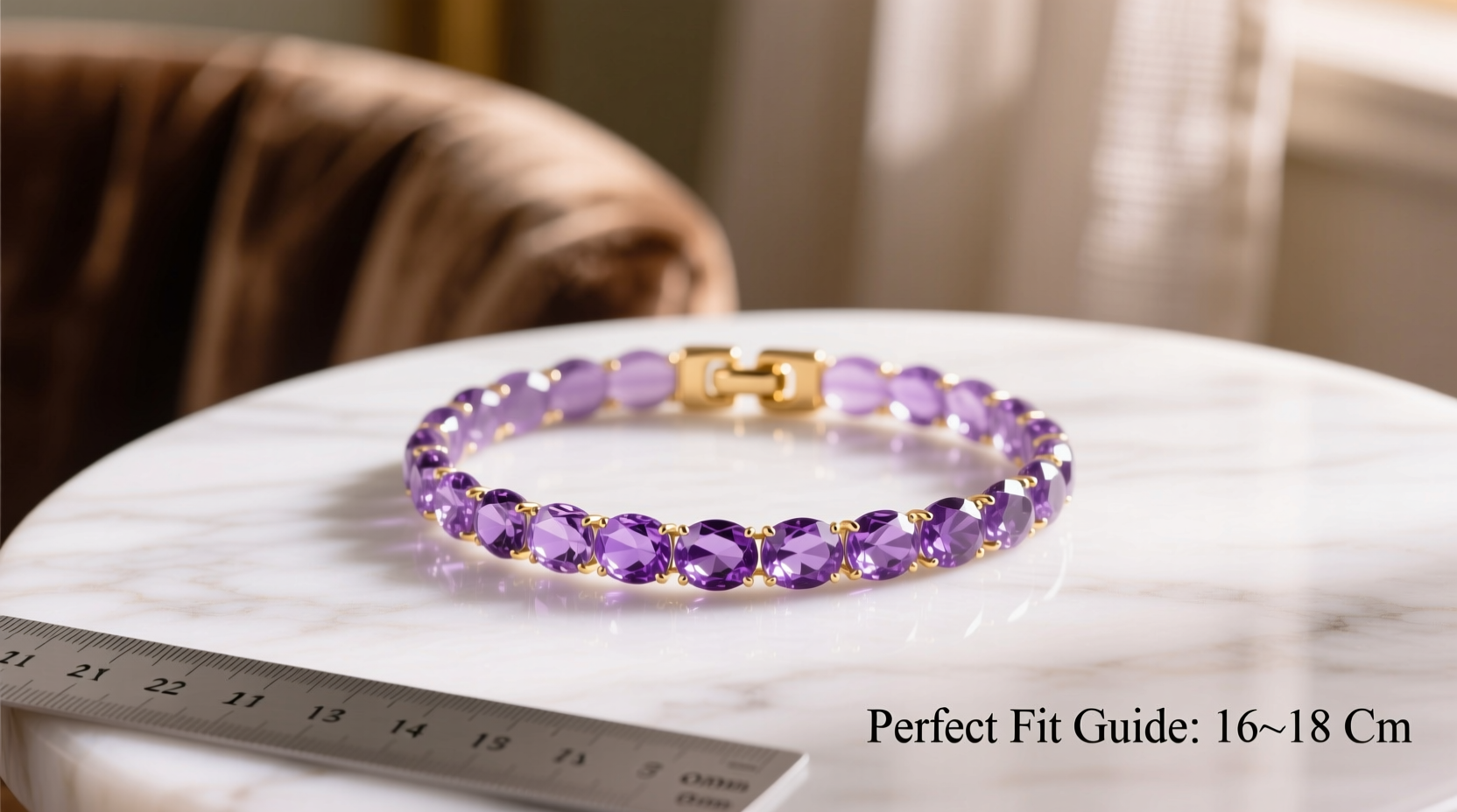 how to find the perfect amethyst bracelet size for a comfortable stylish fit
