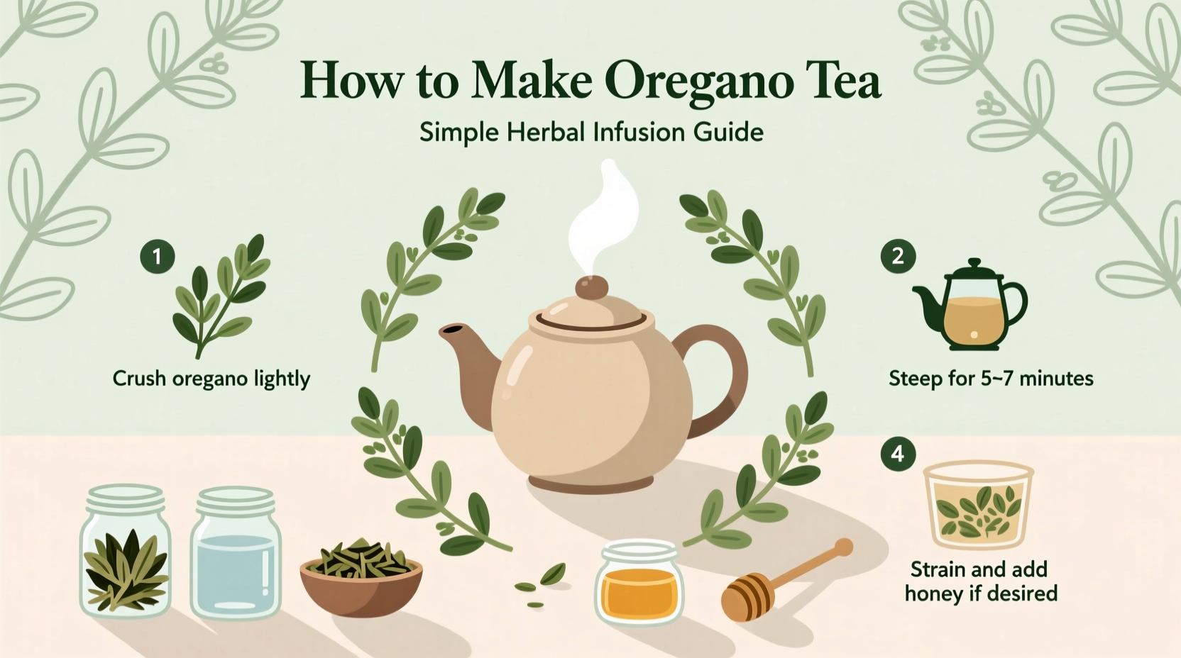 how to make oregano tea