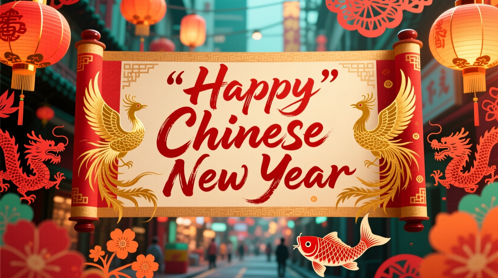 how to write happy chinese new year in cantonese
