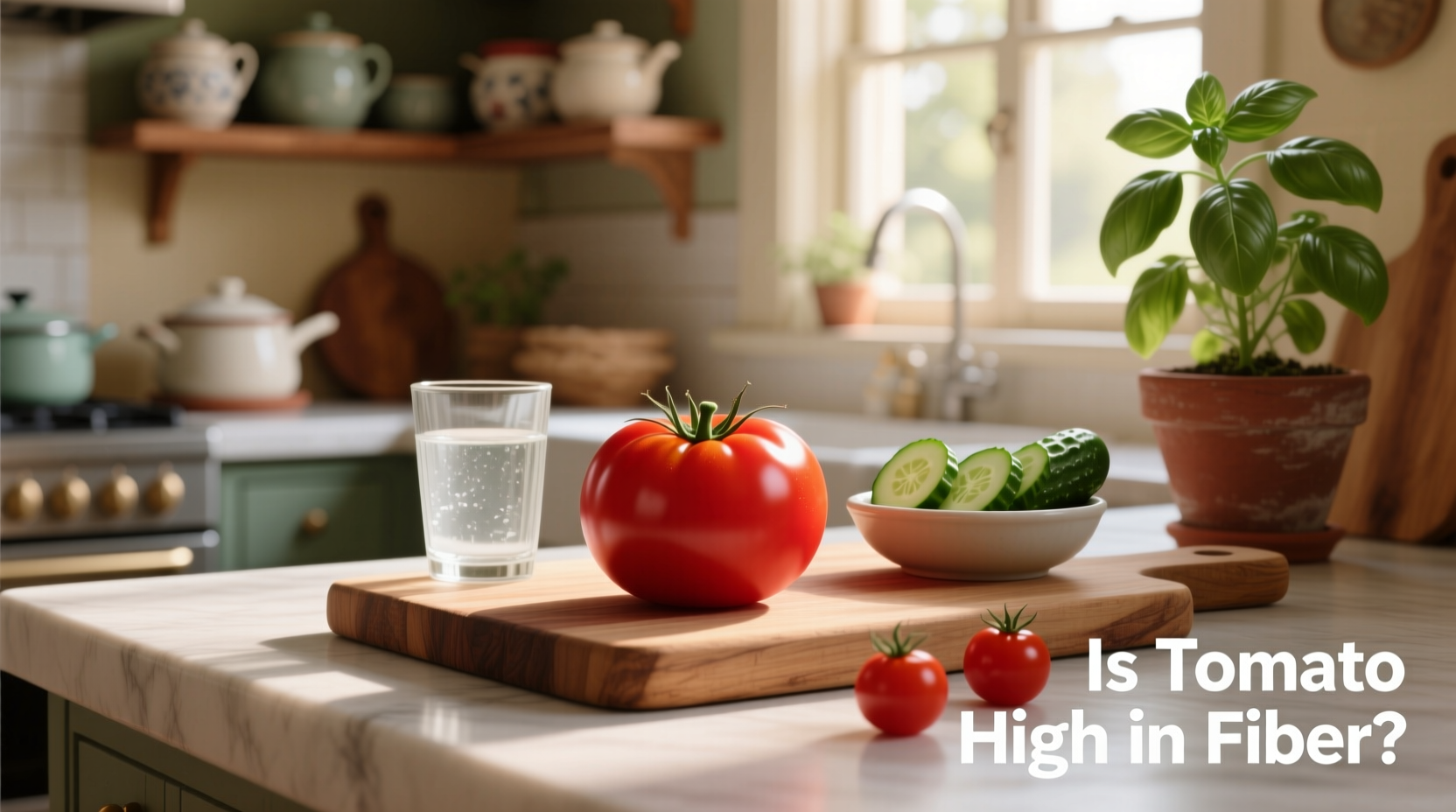 is tomato high in fiber