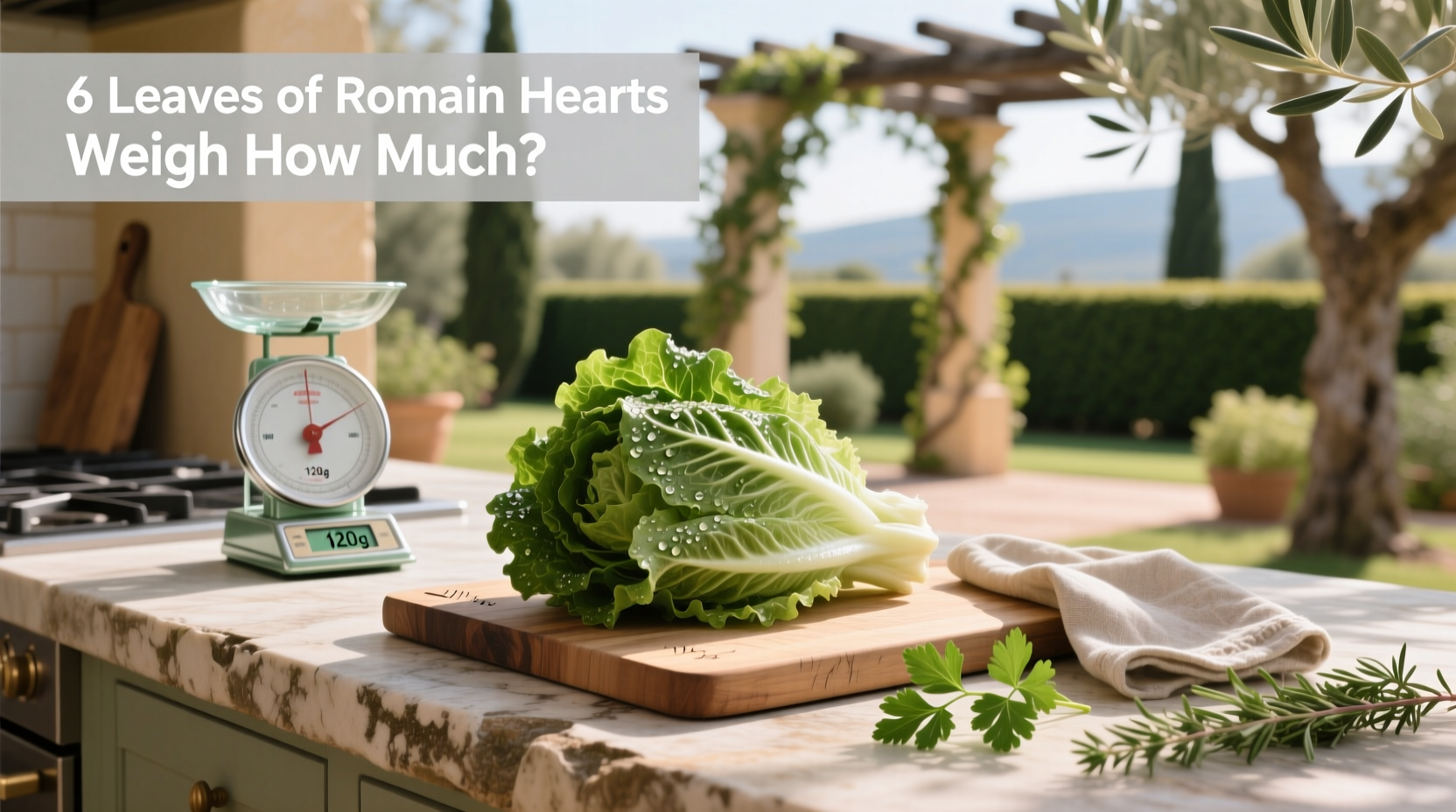 6 romaine leaves weight nutrition guide