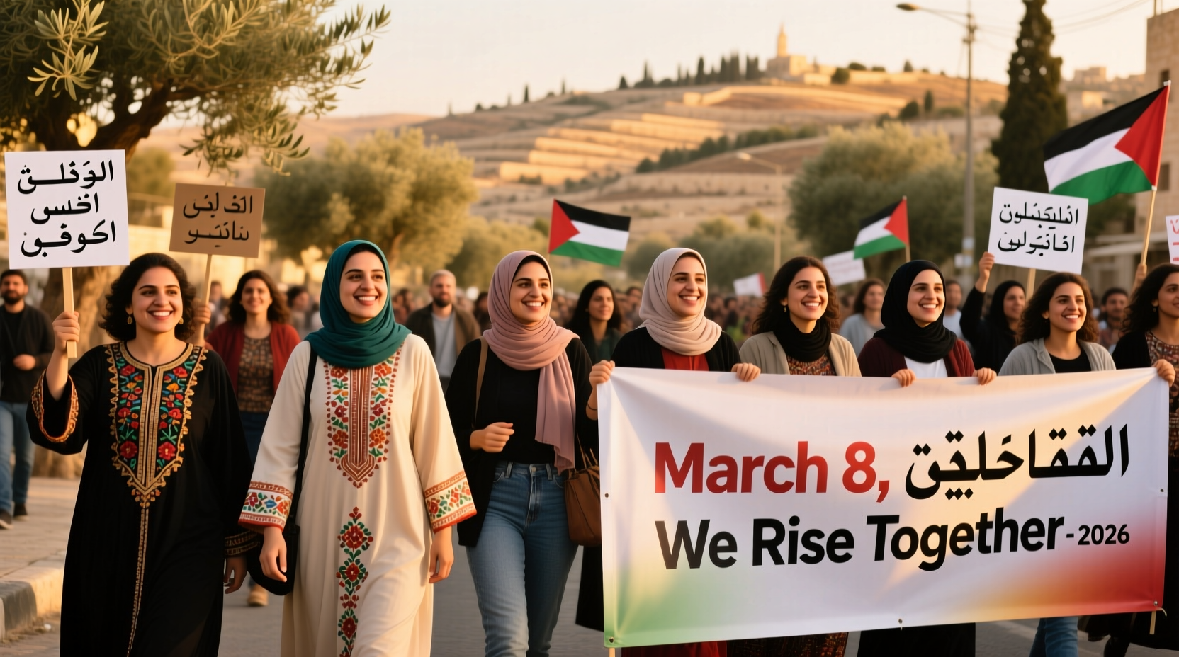 international womens day palestine