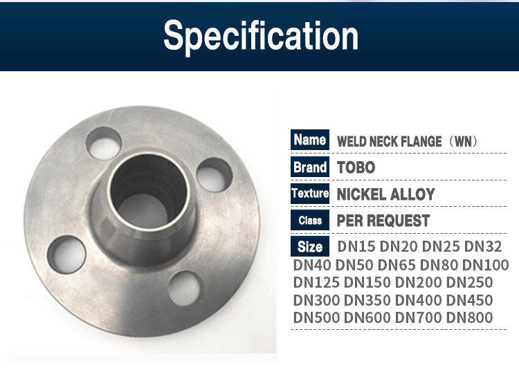 reborde ASME B16.5 del cuello de la soldadura del reborde Inconel600 del acero de aleación de níquel del reborde de 3inch 1500# RF