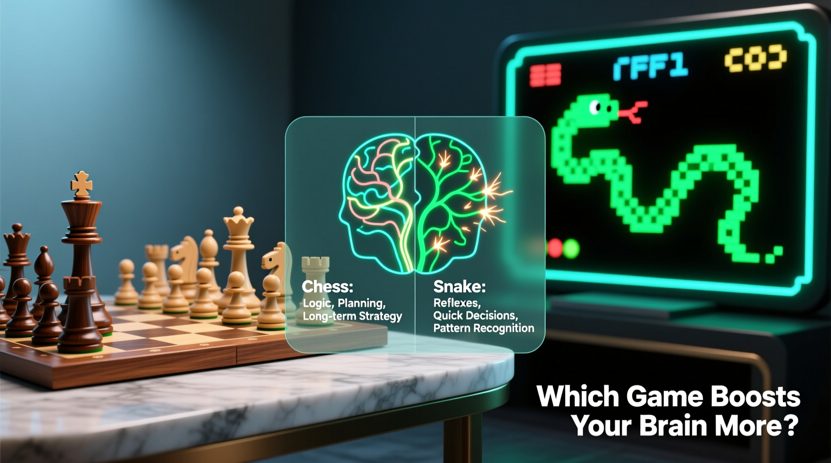 chess vs snake which game is better for your brain