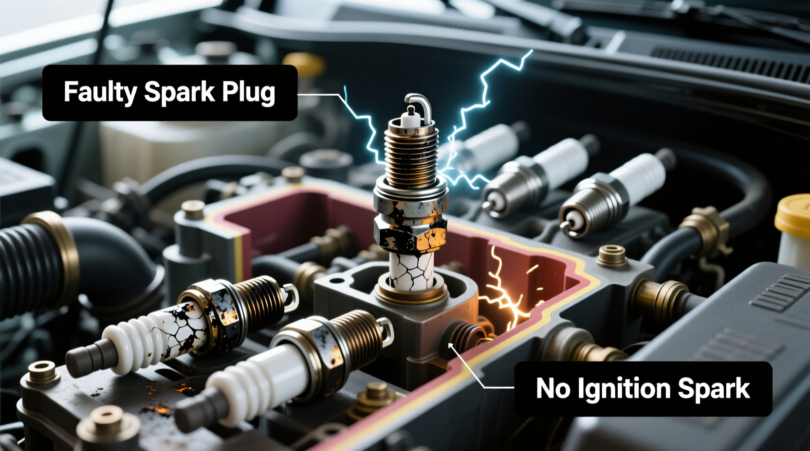 can spark plugs cause a car to not start