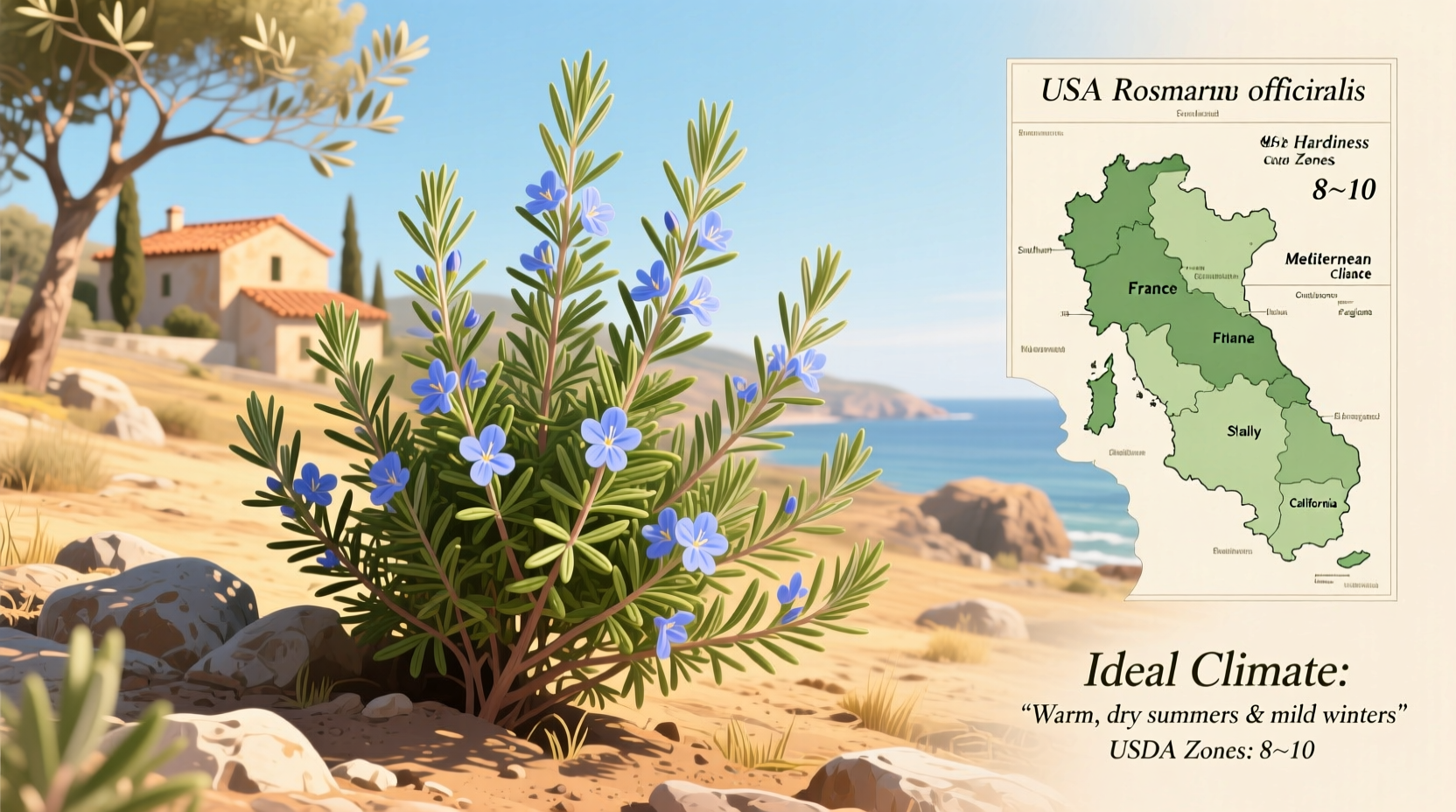 Where Does Rosemary Grow? Ideal Climates & Zones