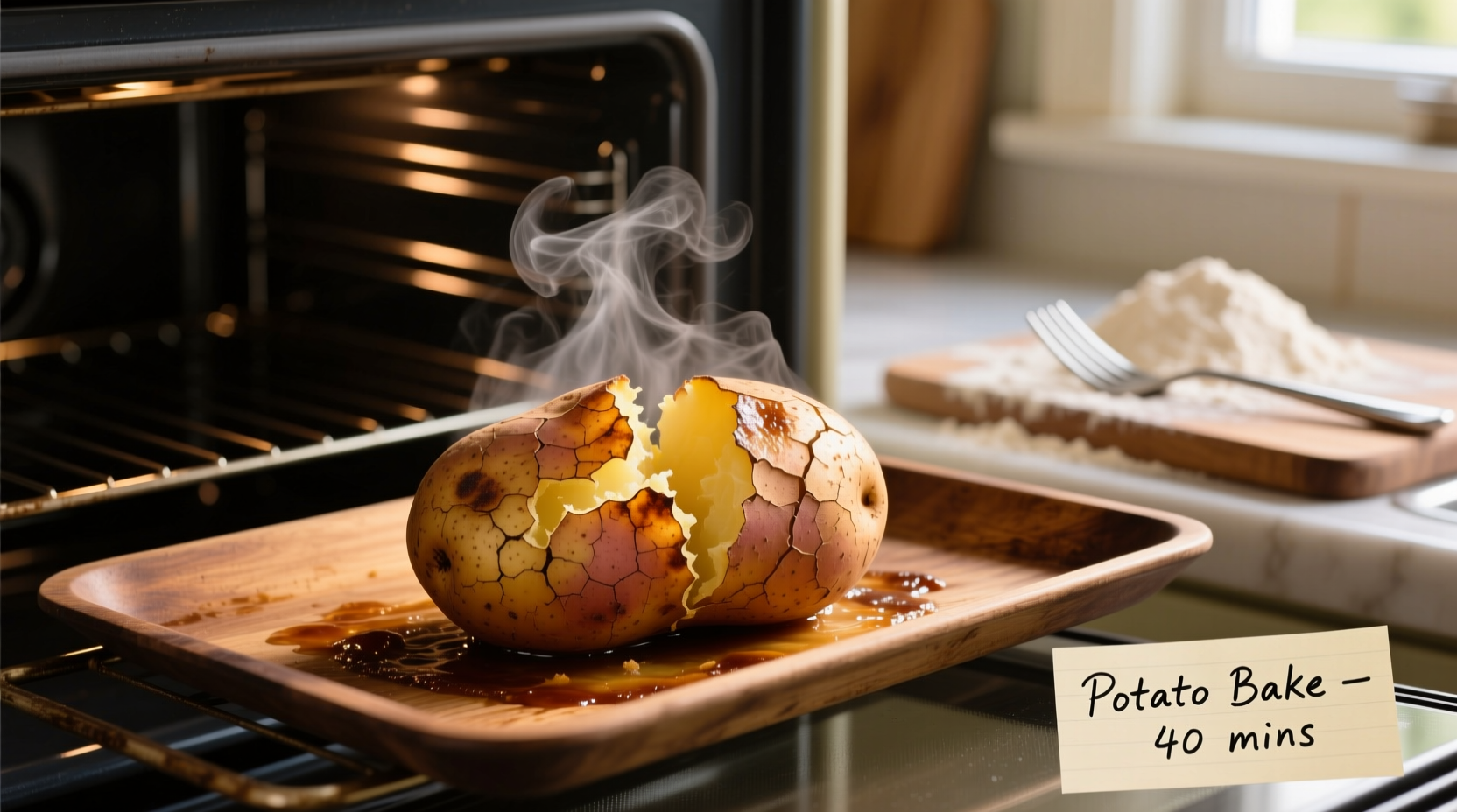 Perfect Oven-Baked Potato: Crispy Skin, Fluffy Interior Every Time
