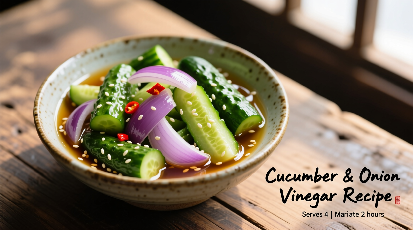 cuke onion vinegar recipe
