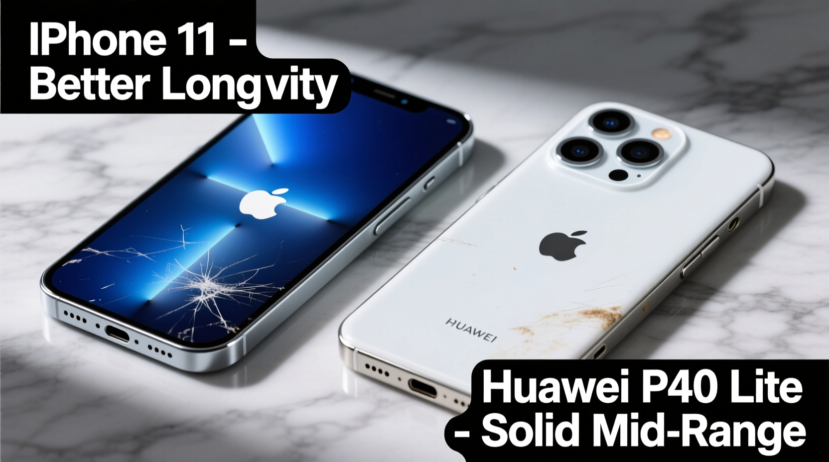 iphone 11 or huawei p40 lite which phone holds up better in 2024