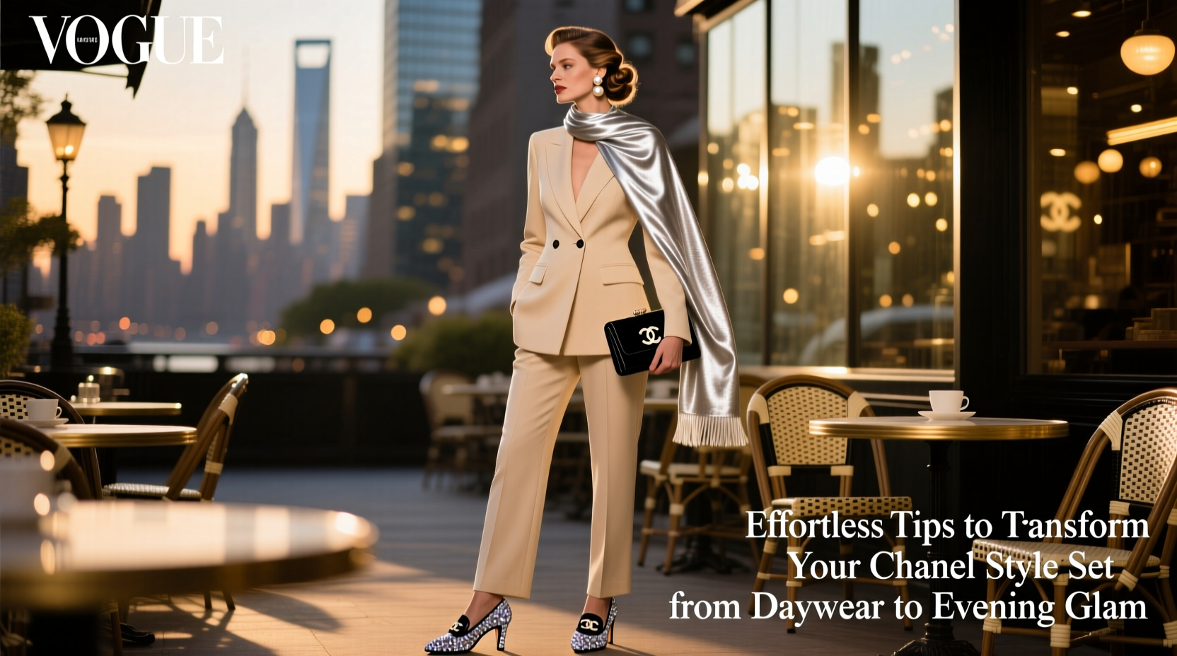 effortless tips to transform your chanel style set from daywear to evening glam
