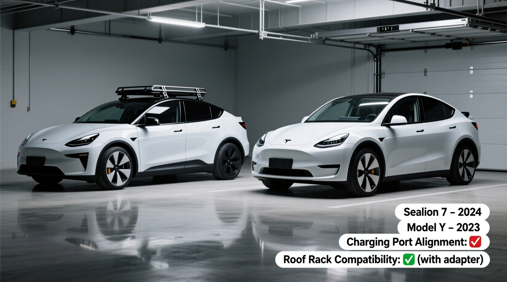 sealion 7 vs model y accessories