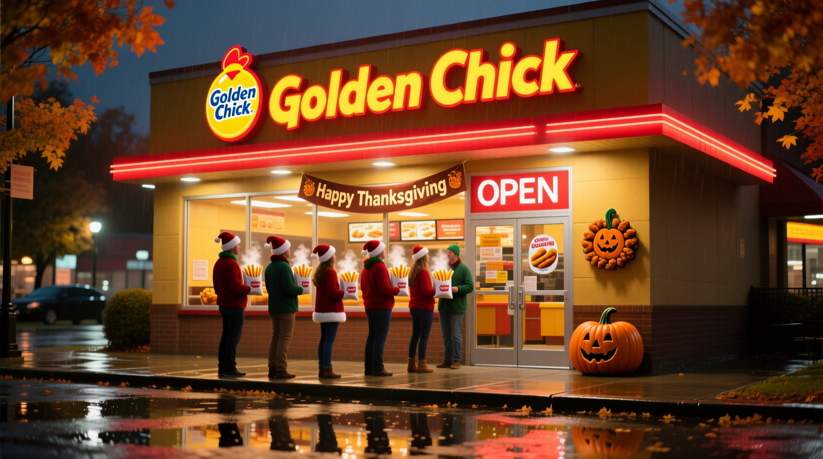 is golden chick open on thanksgiving