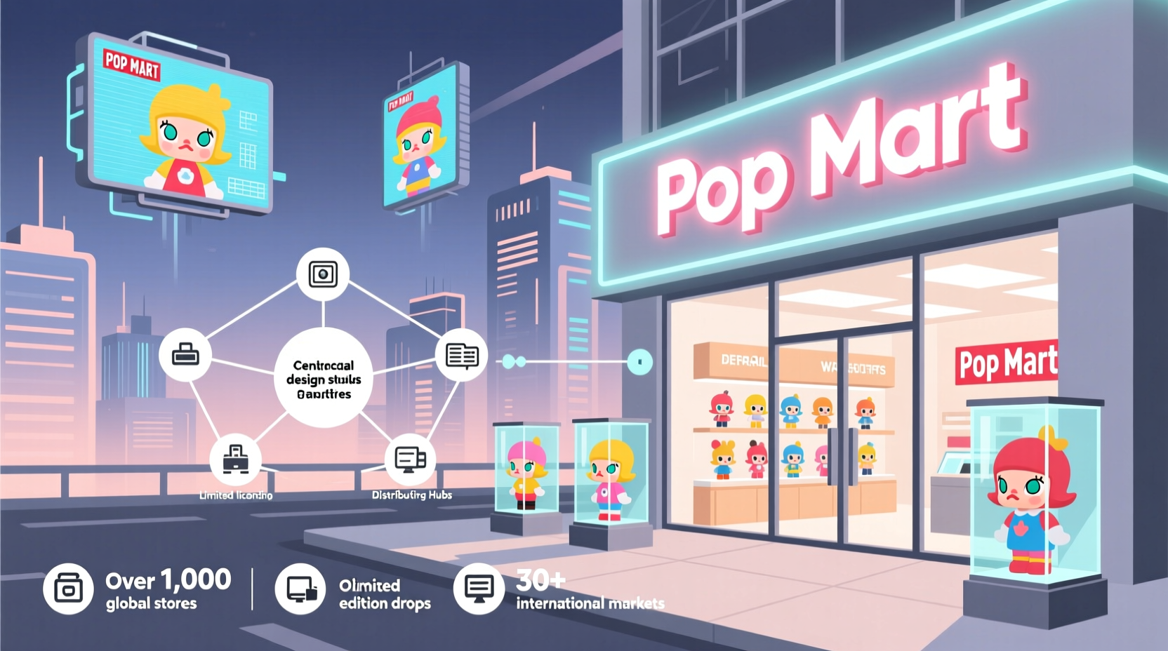 is pop mart a franchise