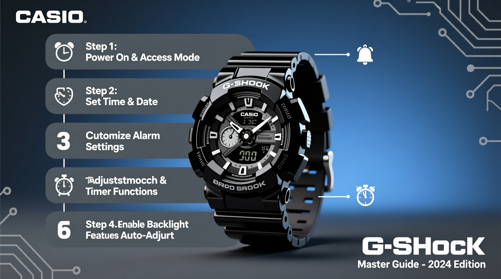 mastering your casio g shock a step by step guide to programming and customizing features