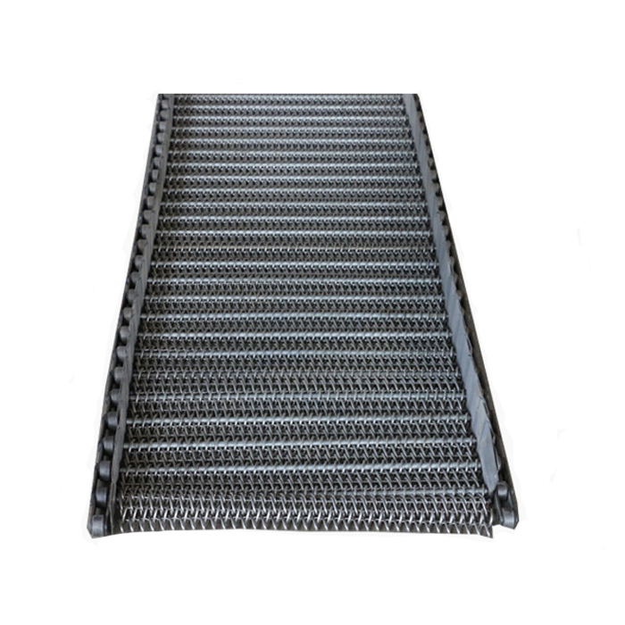 304 Chain link stainless steel wire mesh spiral conveyor belt for freezer