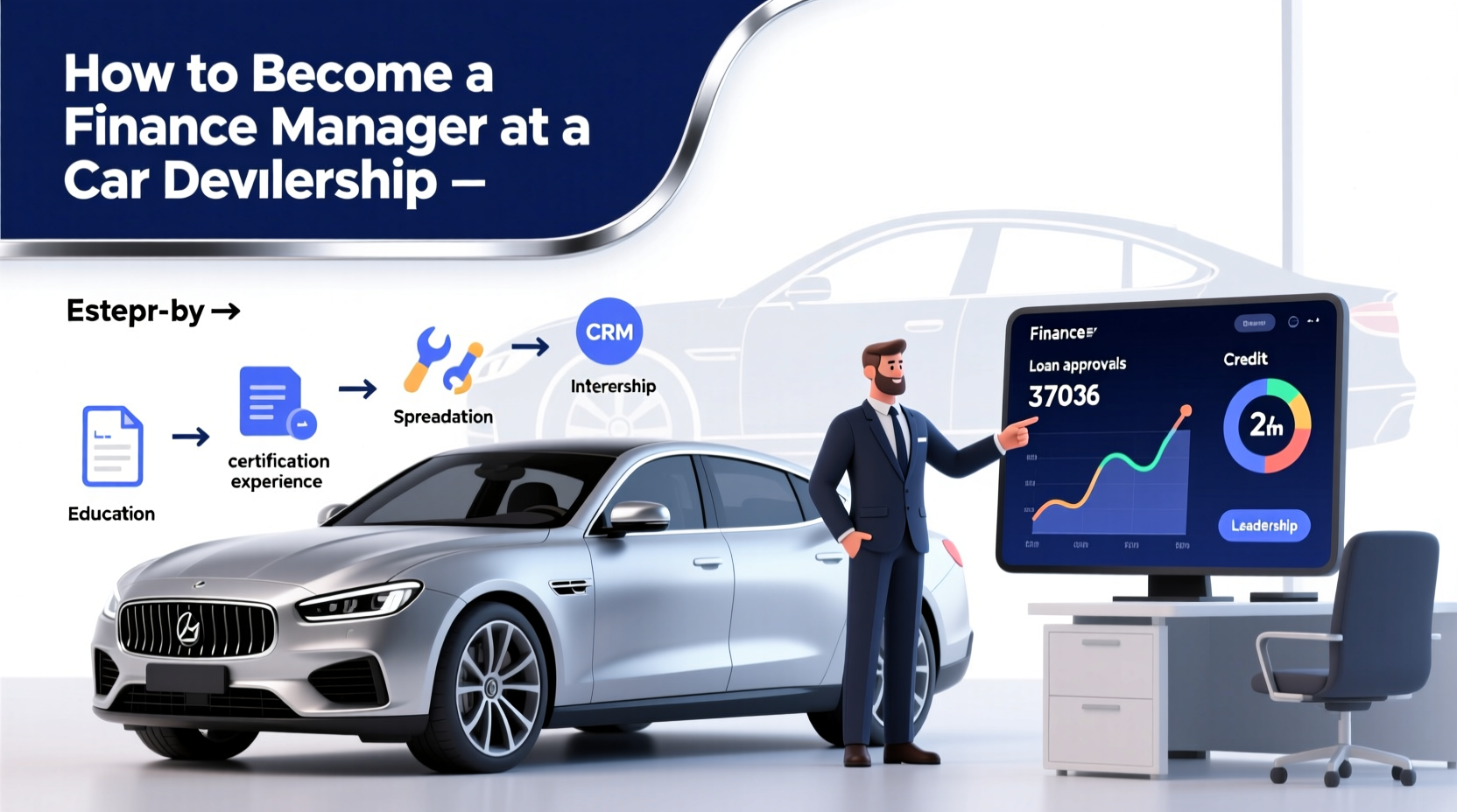 how to become a finance manager at a car dealership