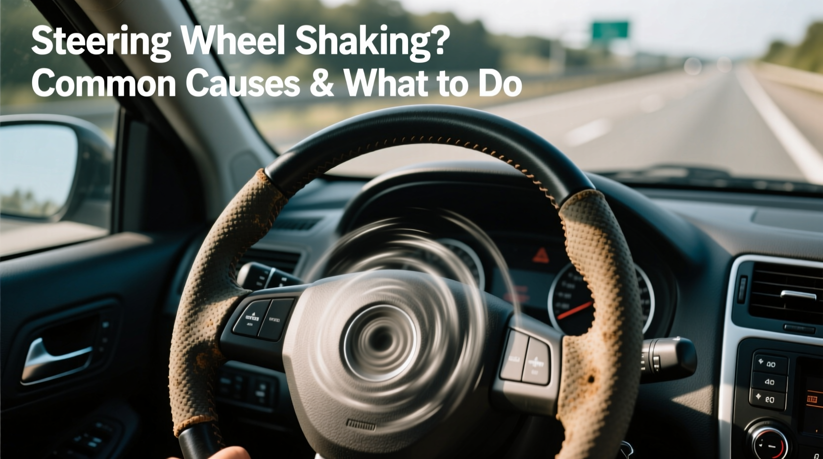 steering wheel shaking common causes what to do