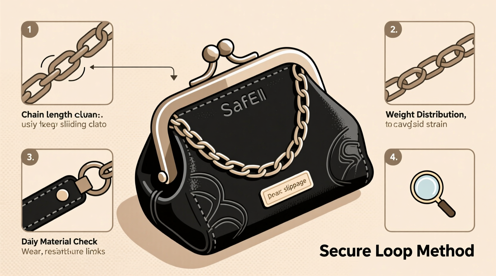 mastering hanging chains practical tips to securely use a chain for your coin purse