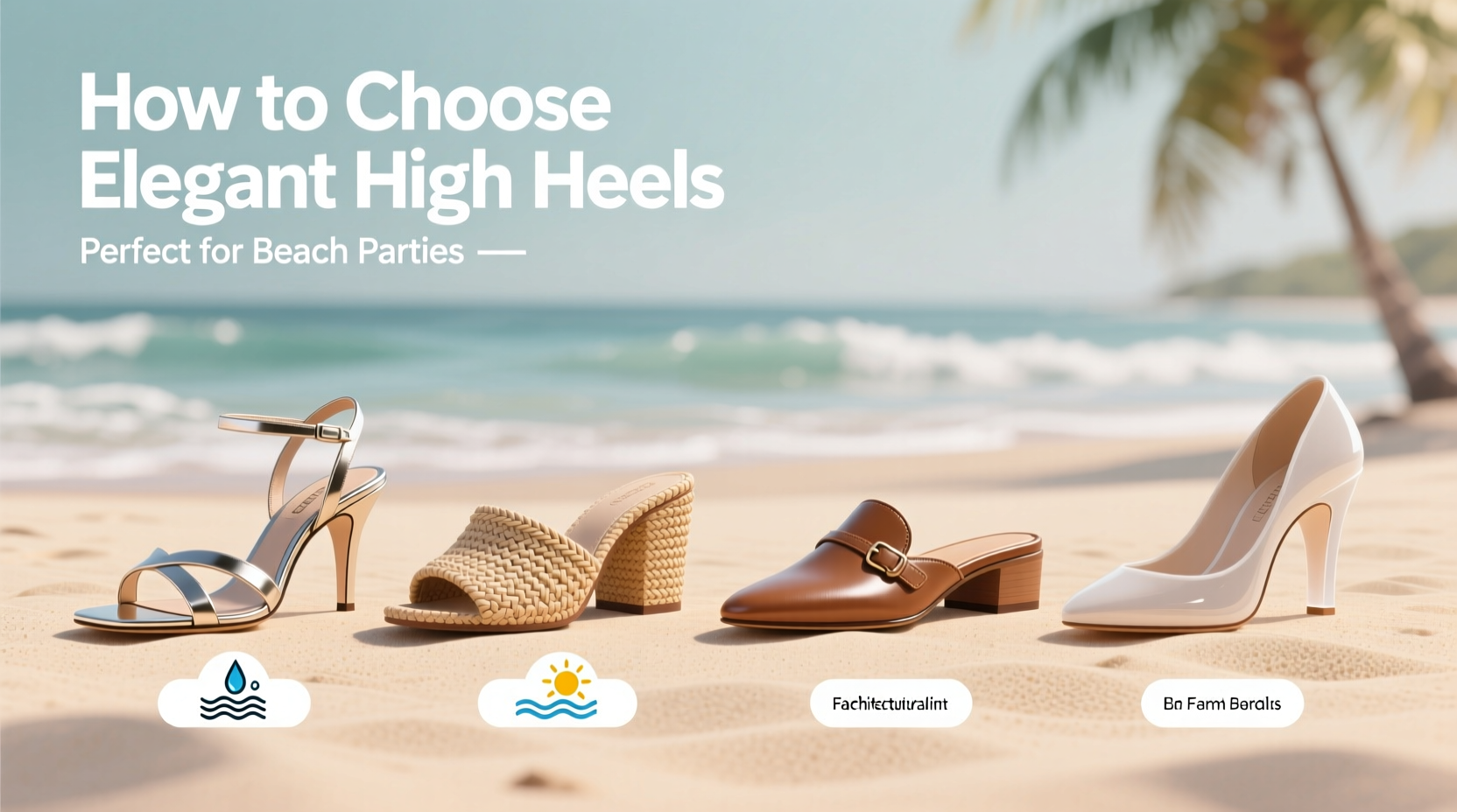 stylish and practical how to choose elegant high heels perfect for beach parties