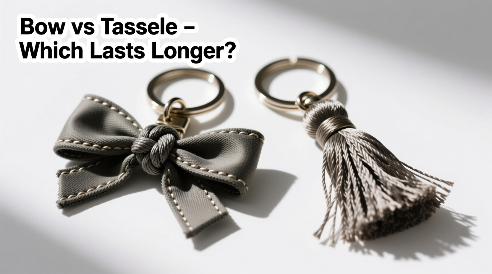 bow vs tassel keychains which ones less likely to break after a week