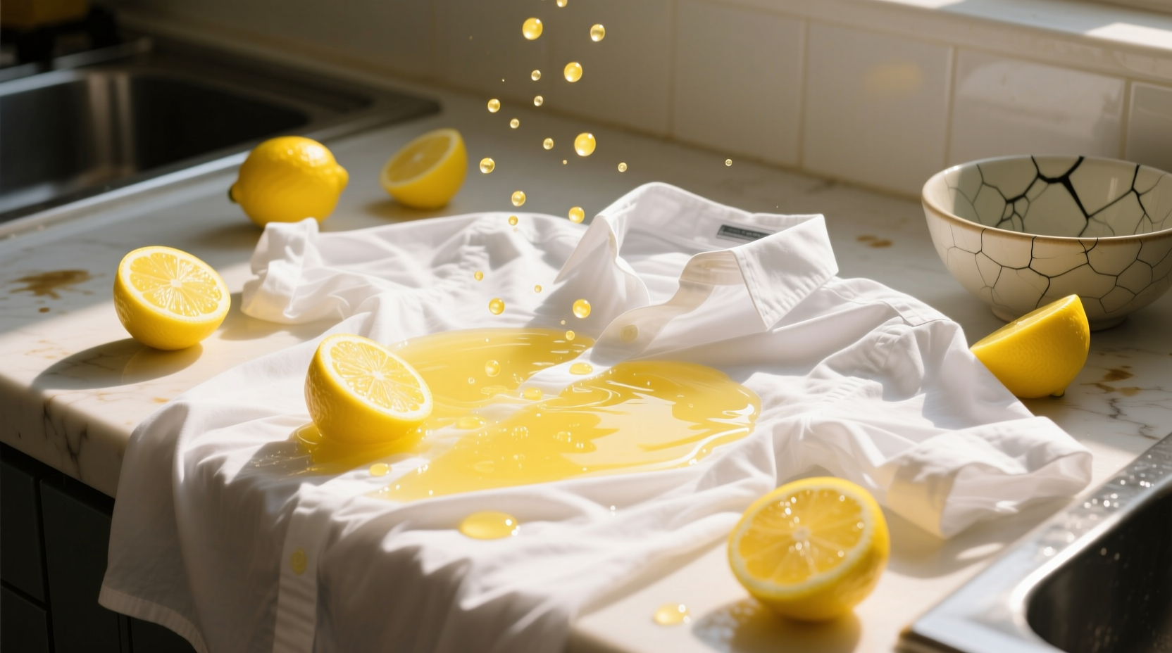 can lemons really make your whites whiter