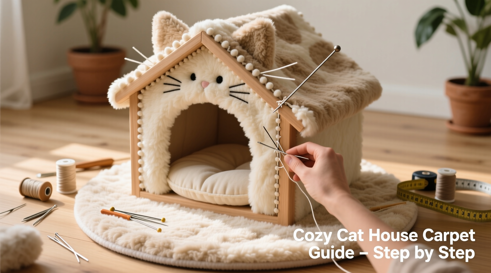 creative and cozy a step by step guide on how to carpet a cat house for maximum comfort