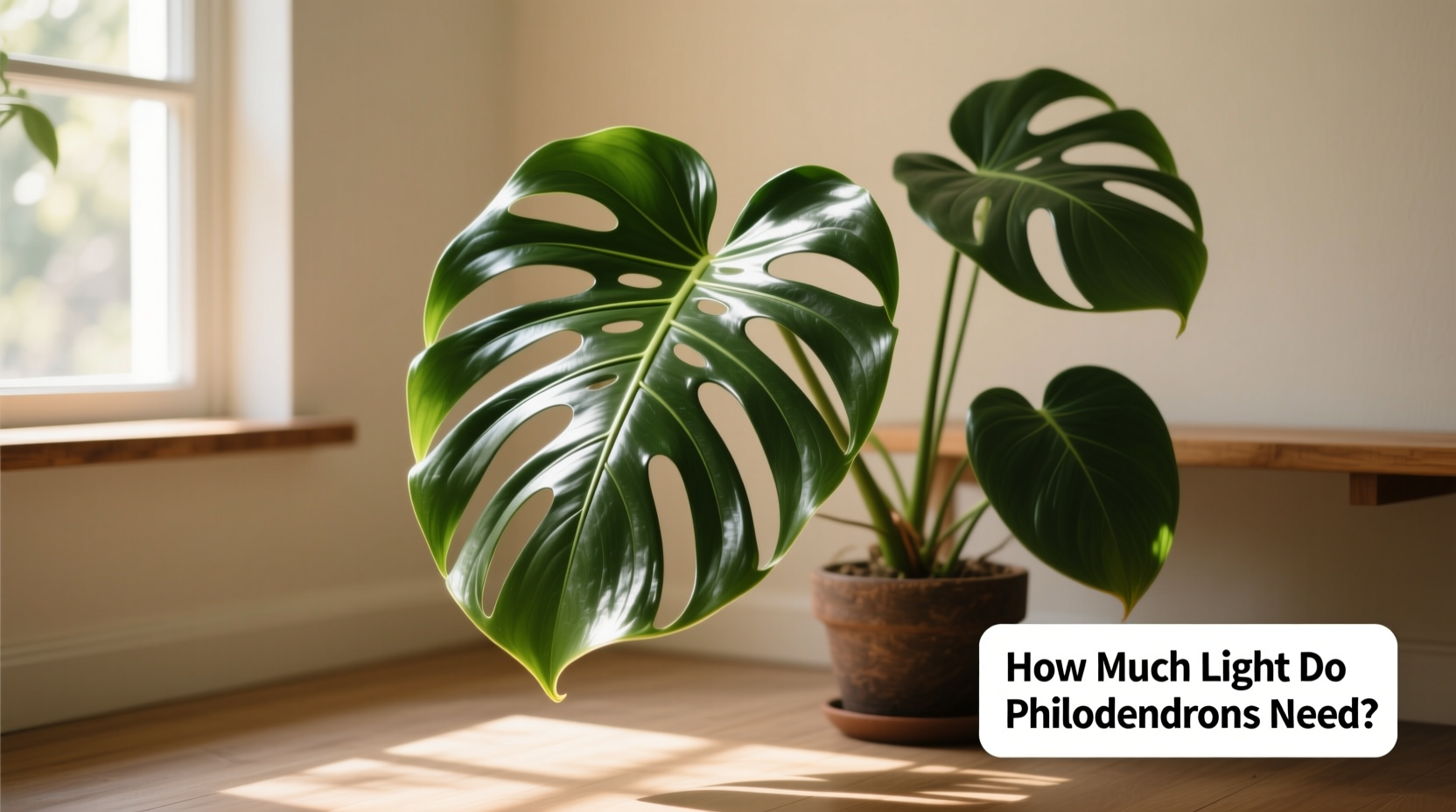 how much light do philodendrons need