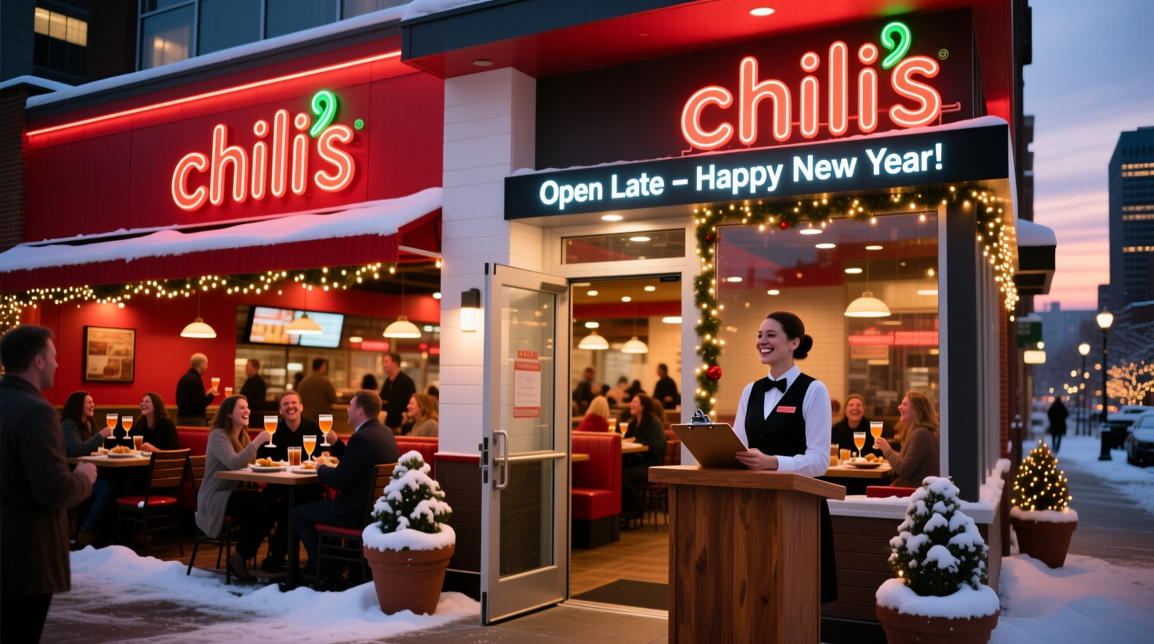 is chilis open on new years eve