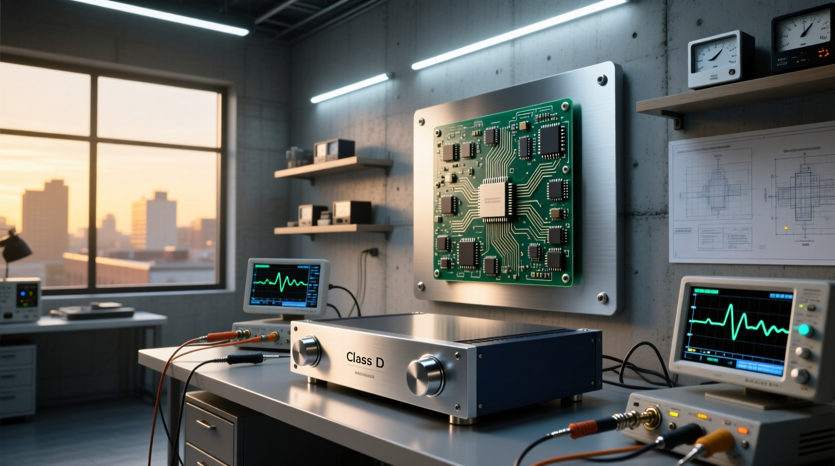 How Does a Class D Amplifier Circuit Work? (Design & Key Components)