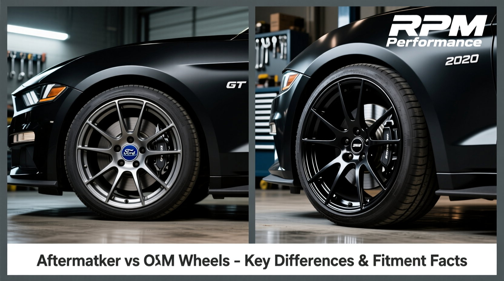 aftermarket vs oem 2020 mustang gt wheel
