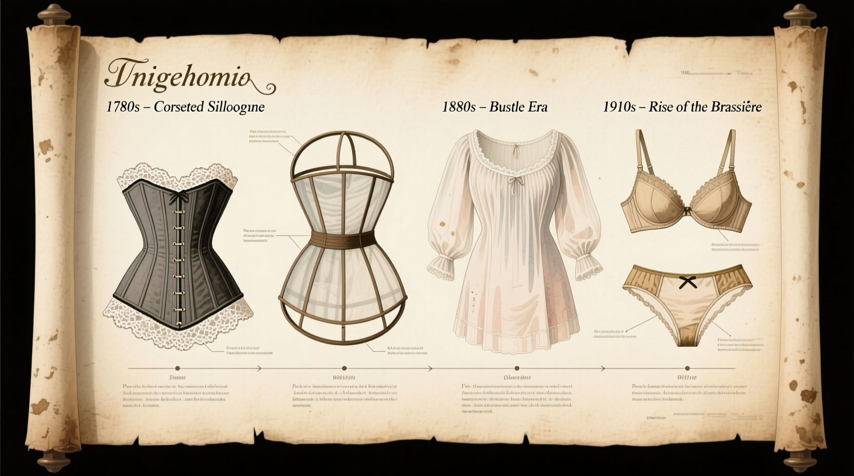 what are olden day womens underwear called