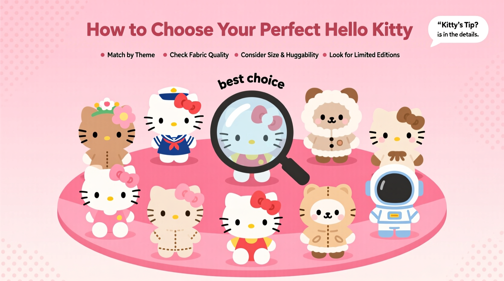 choosing the best hello kitty plush a practical guide to picking your favorite character