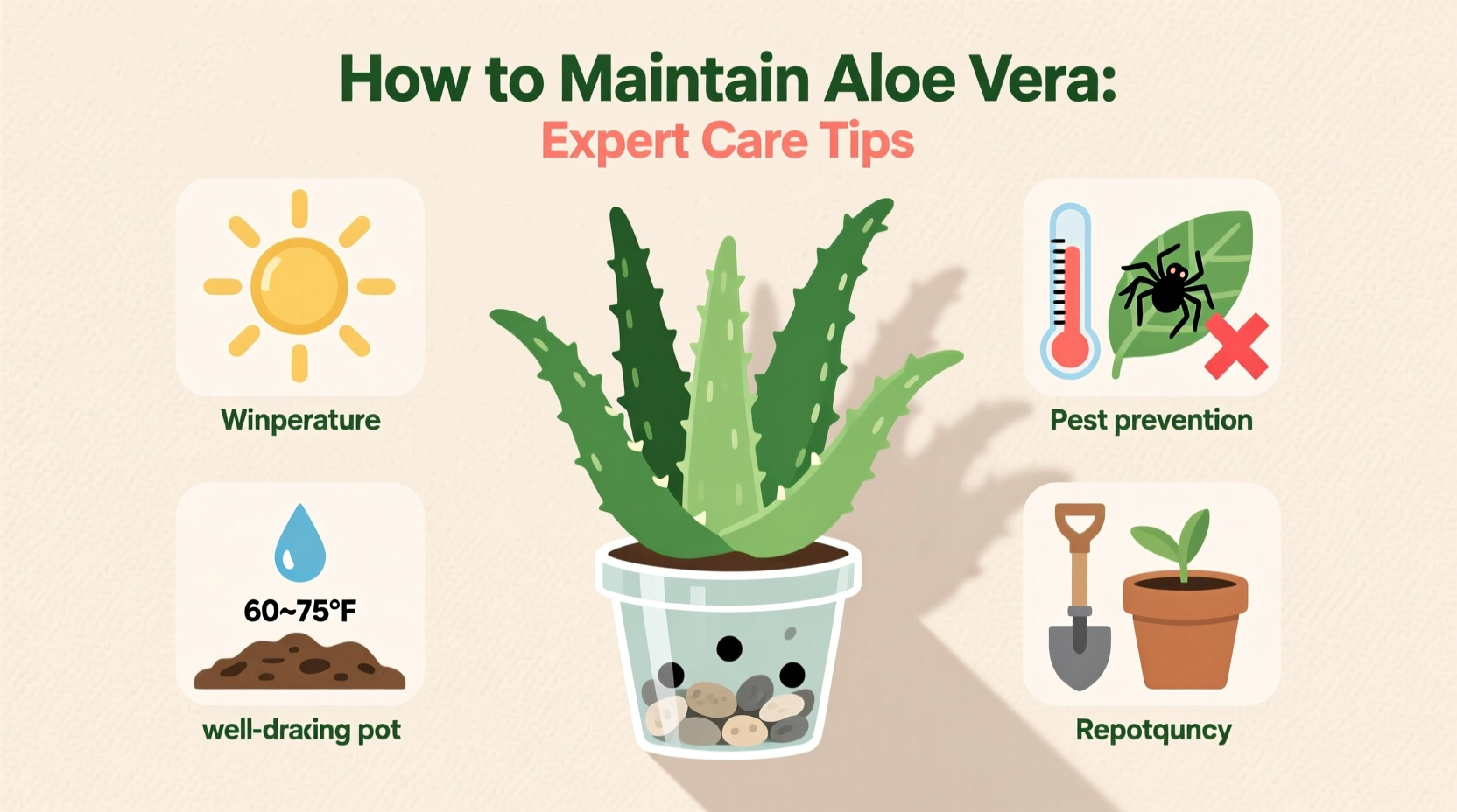 how to maintain aloe vera