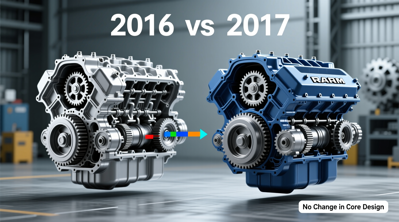 2016 vs 2017 ram 2500 transmission