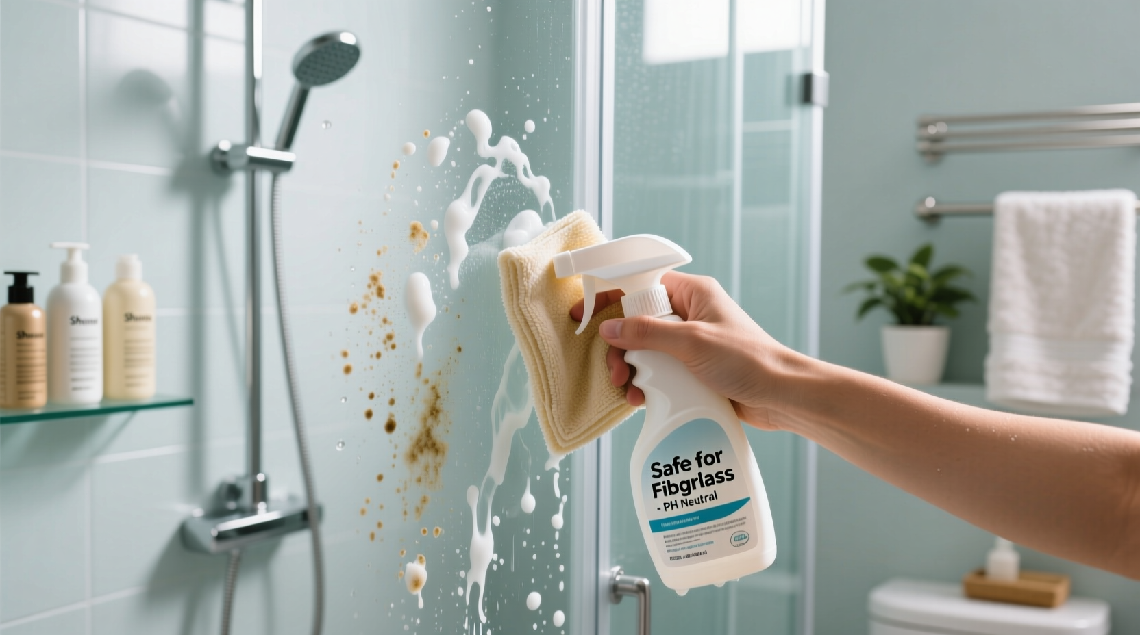 effective and safe methods for the best way to clean fiberglass shower