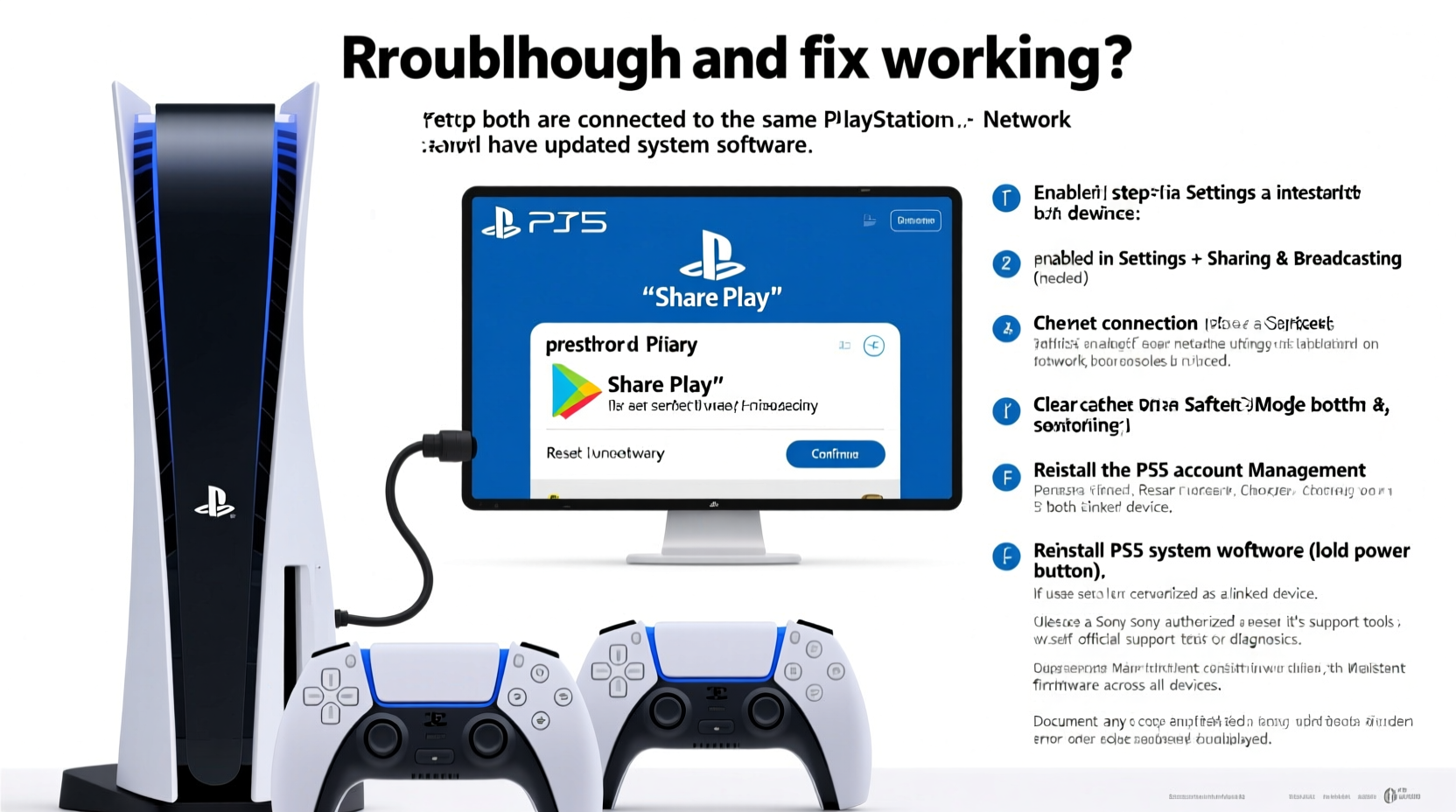 ps5 game sharing not working troubleshoot fix console sharing