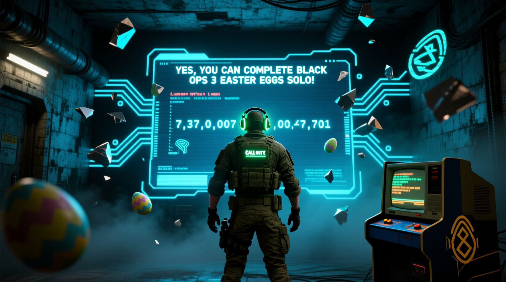 can you do the black ops 3 easter eggs solo