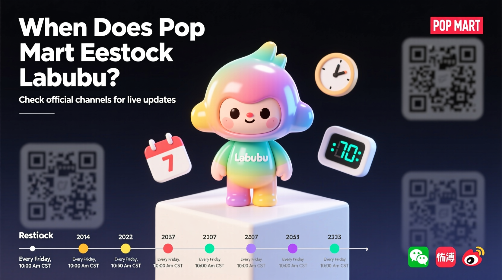 when does pop mart restock labubu