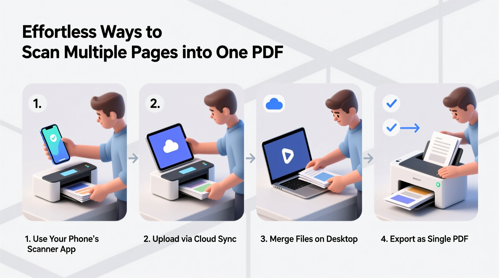 effortless ways to scan multiple pages into a single pdf for any device