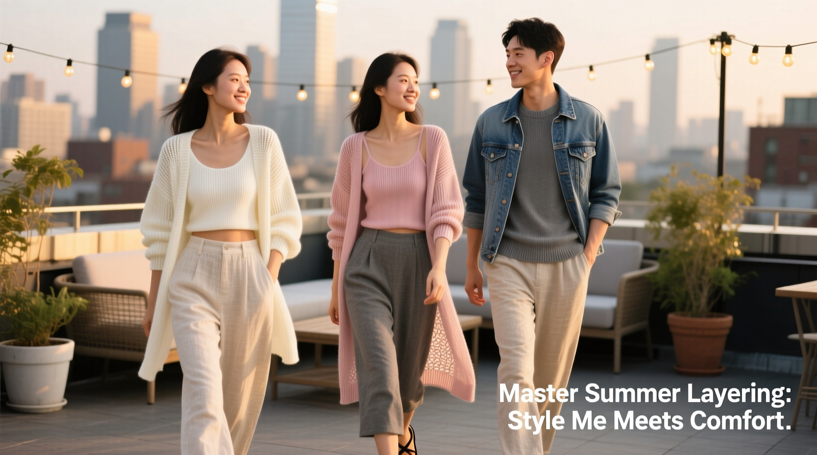 mastering summer sweater layering practical tips for stylish and cozy cool evenings