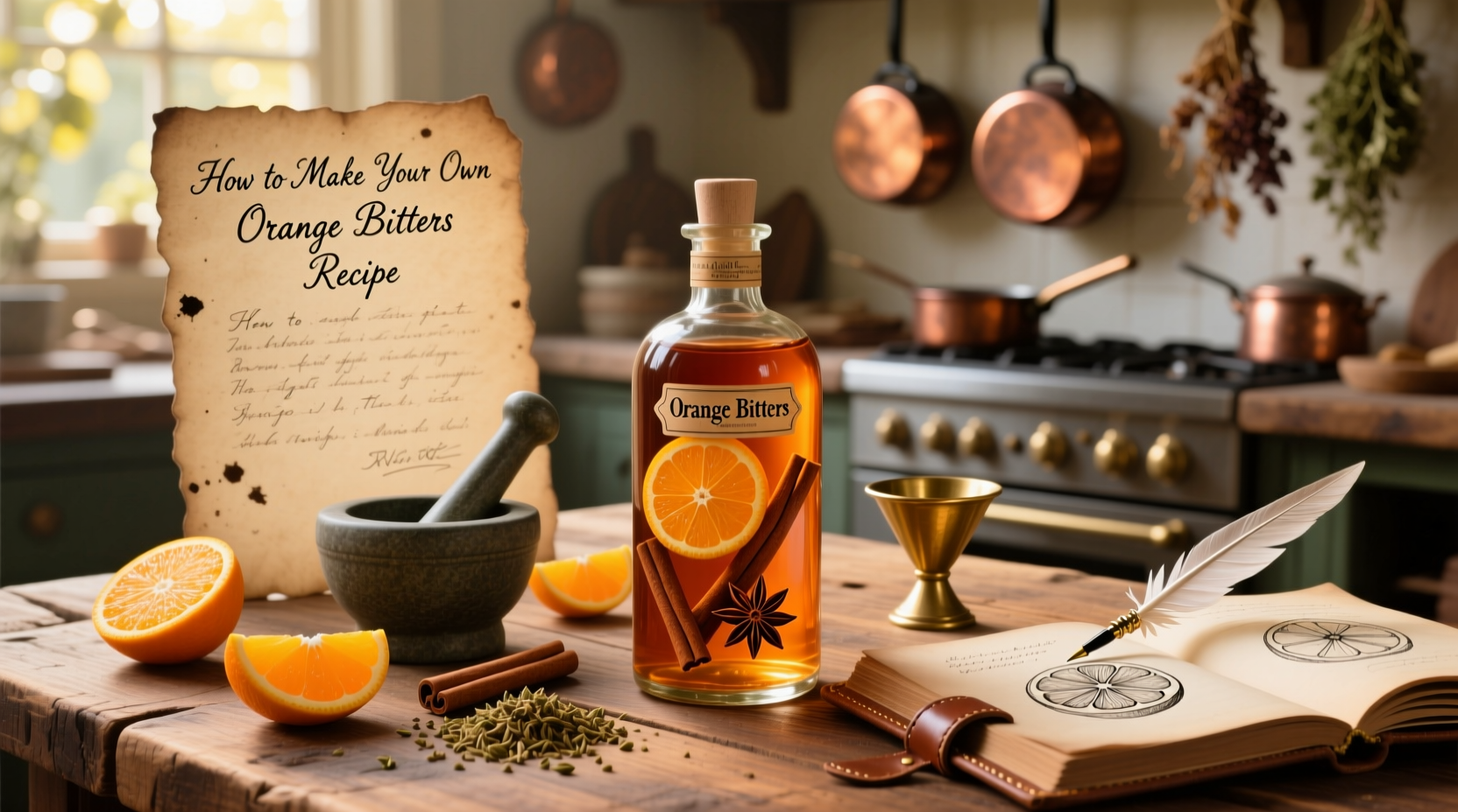 how to make your own orange bitters recipe