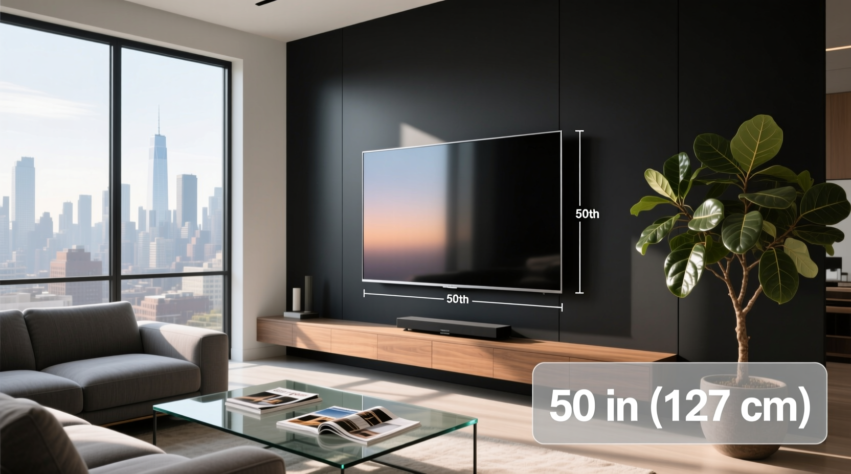 50 inch tv measurements guide what actually matters