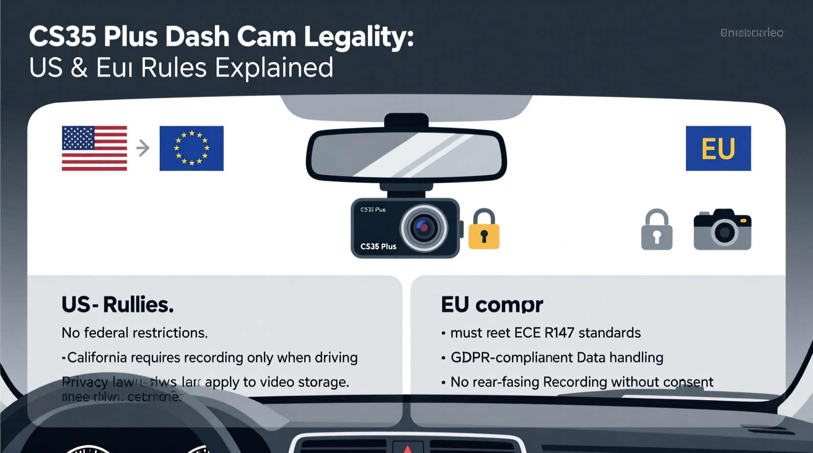 cs35 plus dash cam legality